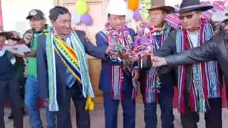 INAUGURACIÓN Y ENTREGA DE OBRA DE SALON MULTIUSOS DE LA COMUNIDAD DE CCOCHAPATA