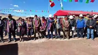 INAUGURACIÓN Y ENTREGA DE OBRA DE SALON MULTIUSOS DE LA COMUNIDAD DE CCOCHAPATA