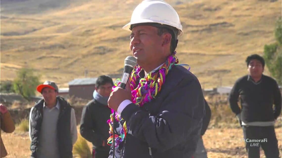 COLOCACION DE LA PRIMERA PIEDRA PROYECTO AMPLIACION Y MEJORAMIENTO DEL CEMENTERI