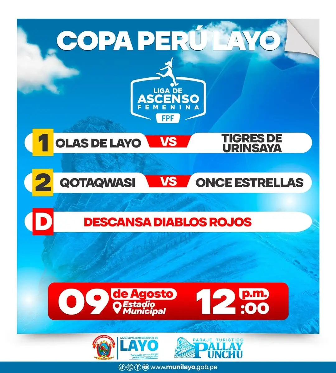 𝗖𝗢𝗣𝗔 𝗣𝗘𝗥Ú 𝗗𝗔𝗠𝗔𝗦 – 𝗟𝗜𝗚𝗔 𝗗𝗘 𝗔𝗦𝗖𝗘𝗡𝗦𝗢 𝗙𝗘𝗠𝗘𝗡𝗜𝗡𝗔