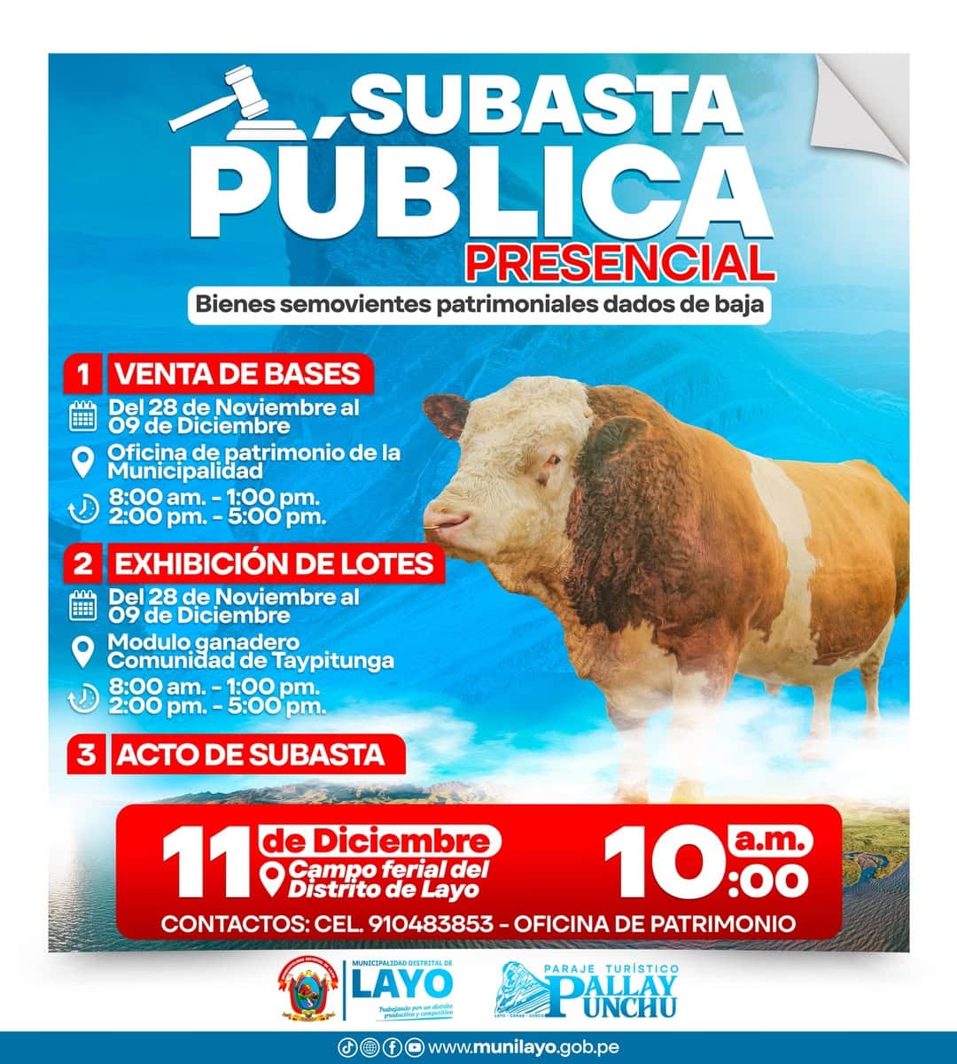 𝗦𝗨𝗕𝗔𝗦𝗧𝗔 𝗣Ú𝗕𝗟𝗜𝗖𝗔 𝗗𝗘 𝗕𝗜𝗘𝗡 𝗦𝗘𝗠𝗢𝗩𝗜𝗘𝗡𝗧𝗘 𝗣𝗔𝗧𝗥𝗜𝗠𝗢𝗡𝗜𝗔𝕷 𝗗𝗔𝗗𝗢𝗦 𝗗𝗘 𝗕𝗔𝗝𝗔